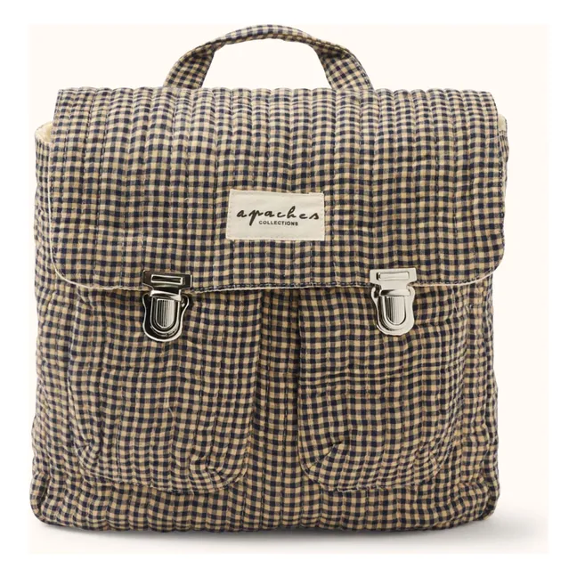 Mochila Suji Carreaux  | Negro