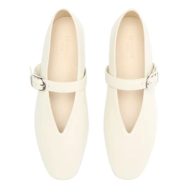 Ballerinas Stella Leather | Ecru
