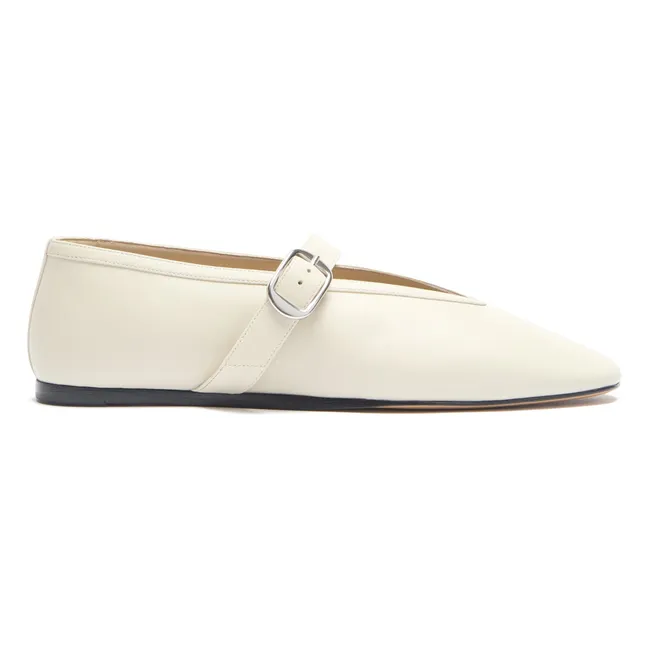 Ballerines Stella Cuir | Ecru