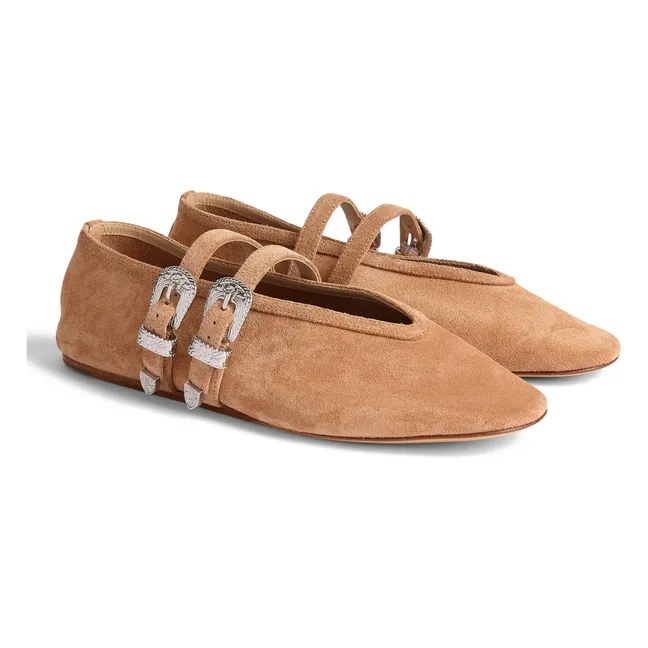 Ballerines Claudia Slipper Cuir | Sienne