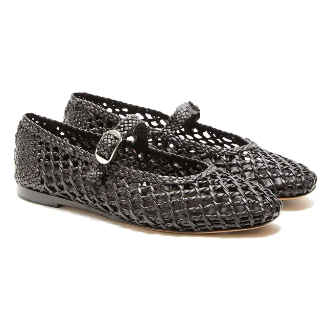 Mary Jane Cuir | Chocolat