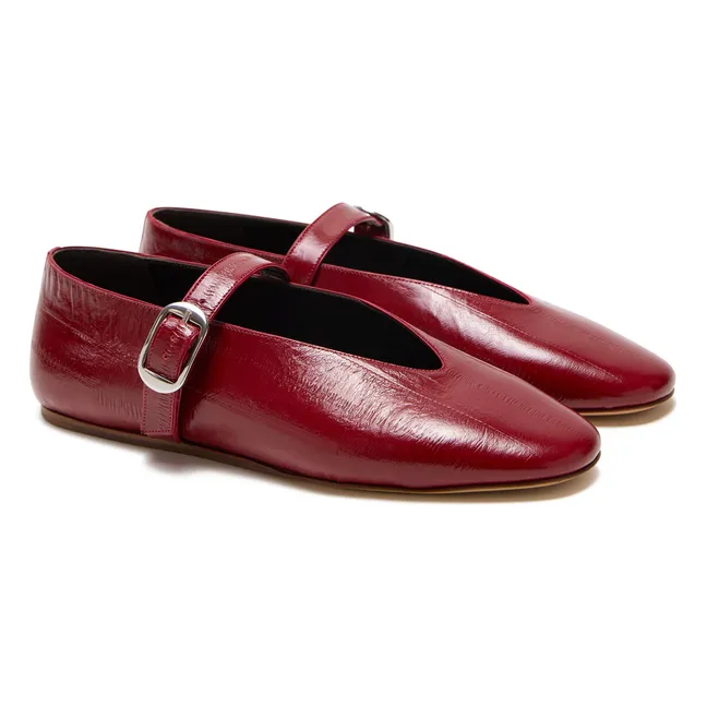 Ballerinas Stella Leather | Dark red