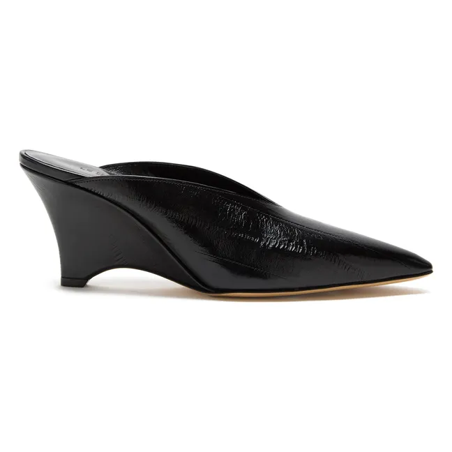 Mules Victoria Leather | Black
