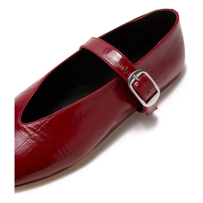 Ballerinas Stella Leather | Dark red