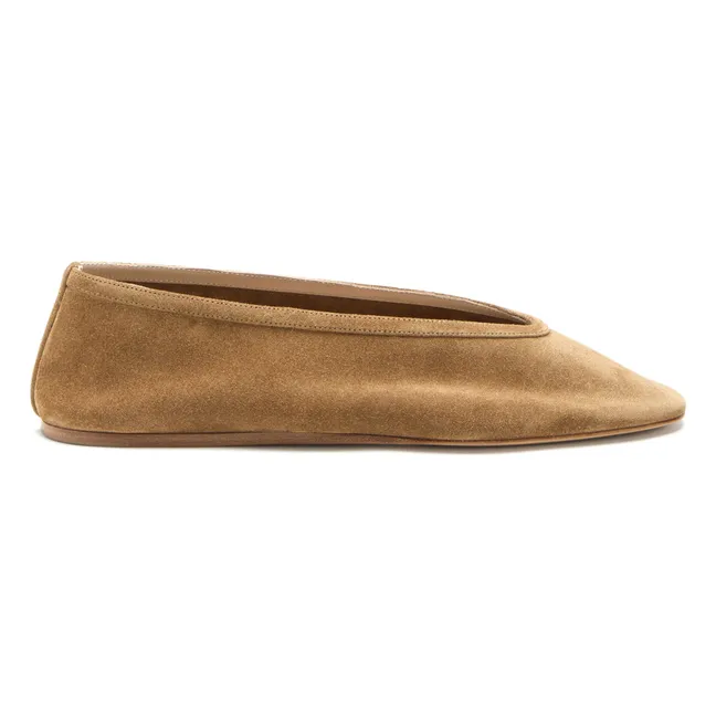 Ballerines Luna Suède | Taupe