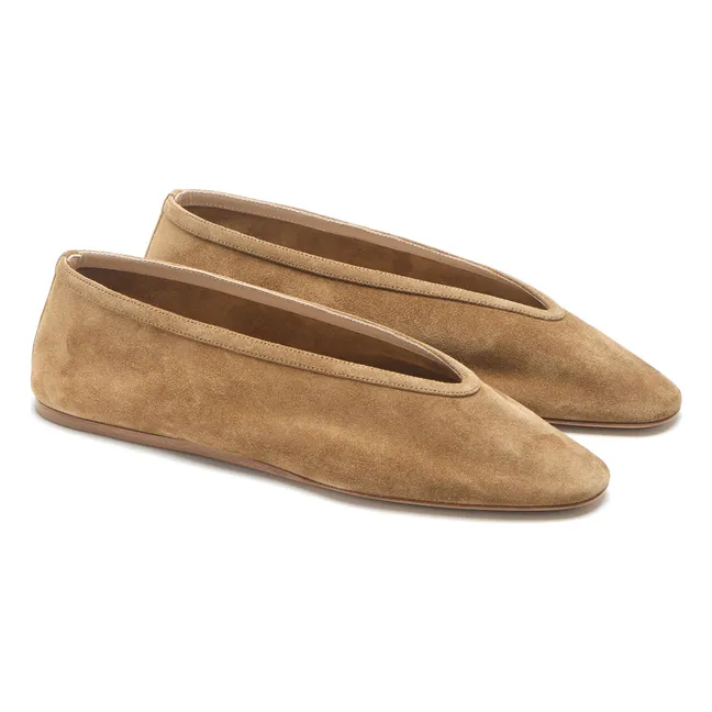 Ballerinas Luna Sweden | Taupe brown