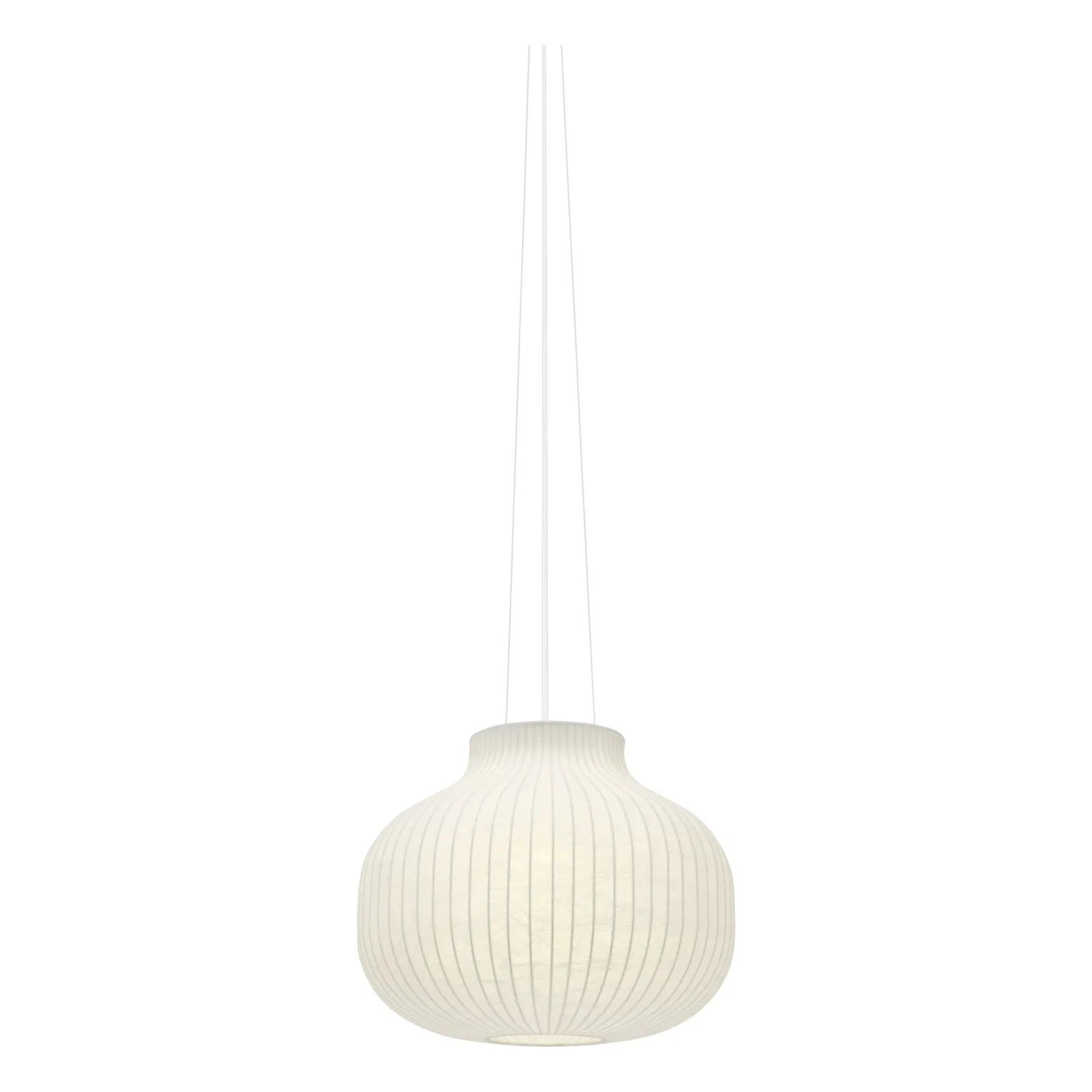 Muuto White Strand Closed Suspension Lamp, Benjamin Hubert