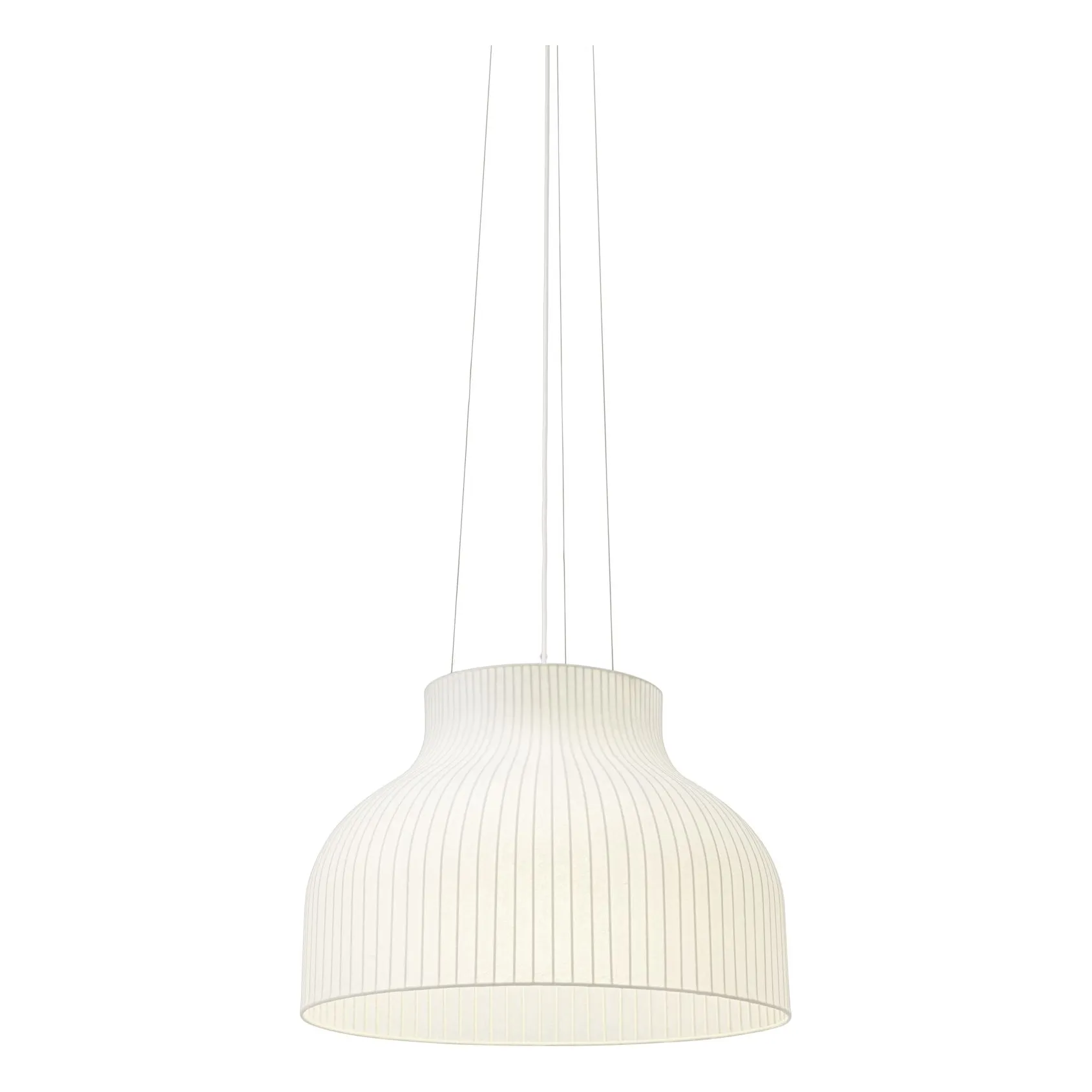 Muuto White Strand Open Suspension Lamp, Benjamin Hubert