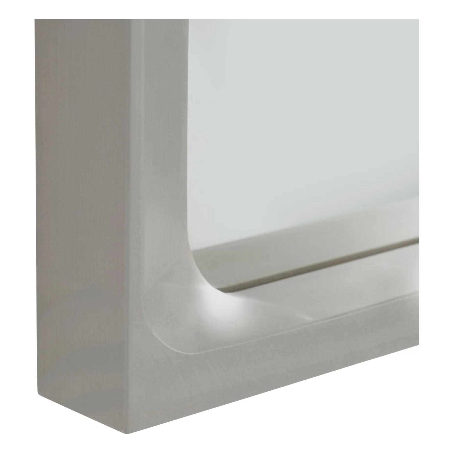 Miroir Arced, Rhys Copper | Gris clair- Image produit n°1