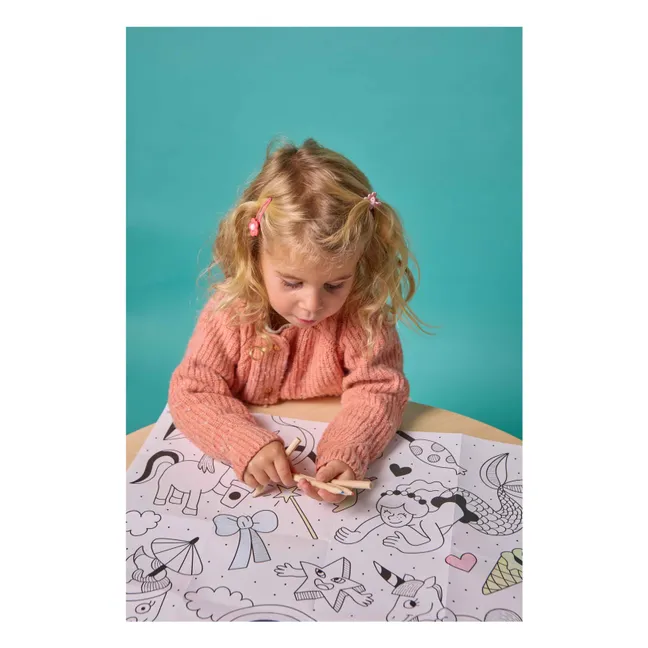 Mini juego de colorear Lily