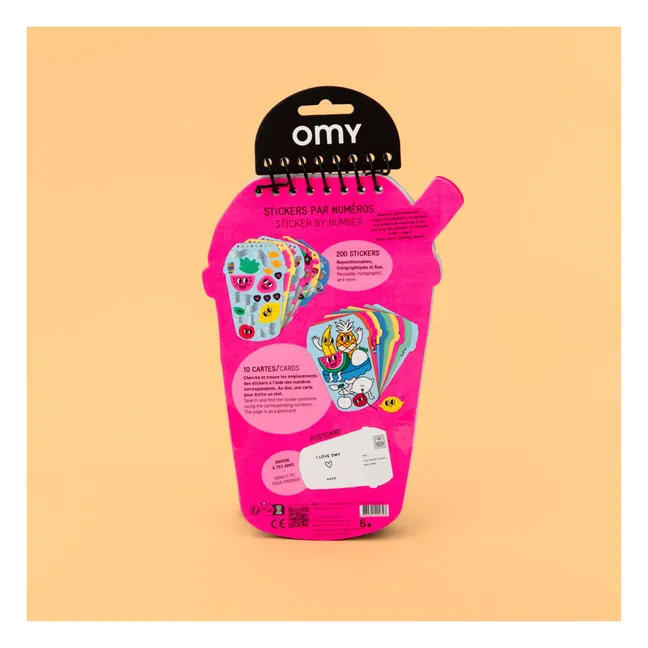 Bubble Tea Activity Book mit Stickern