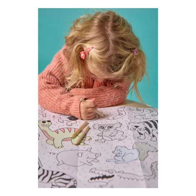 Animals mini coloring set