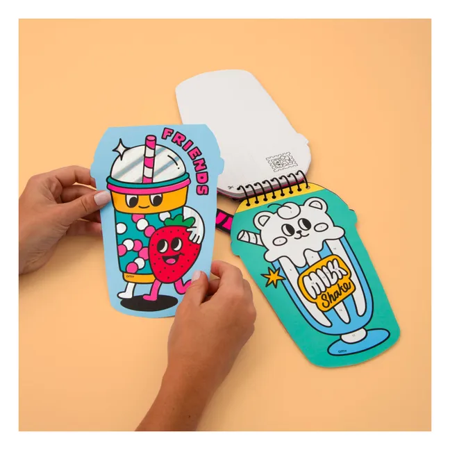 Bubble Tea Activity Book mit Stickern