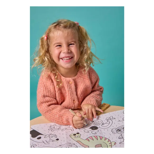 Animals mini coloring set