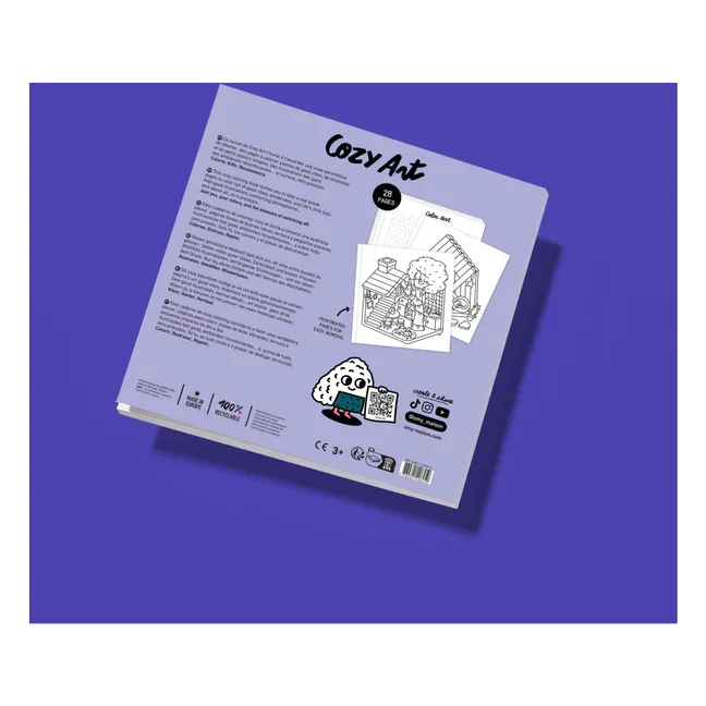 Libro para colorear Tiny House | Violeta