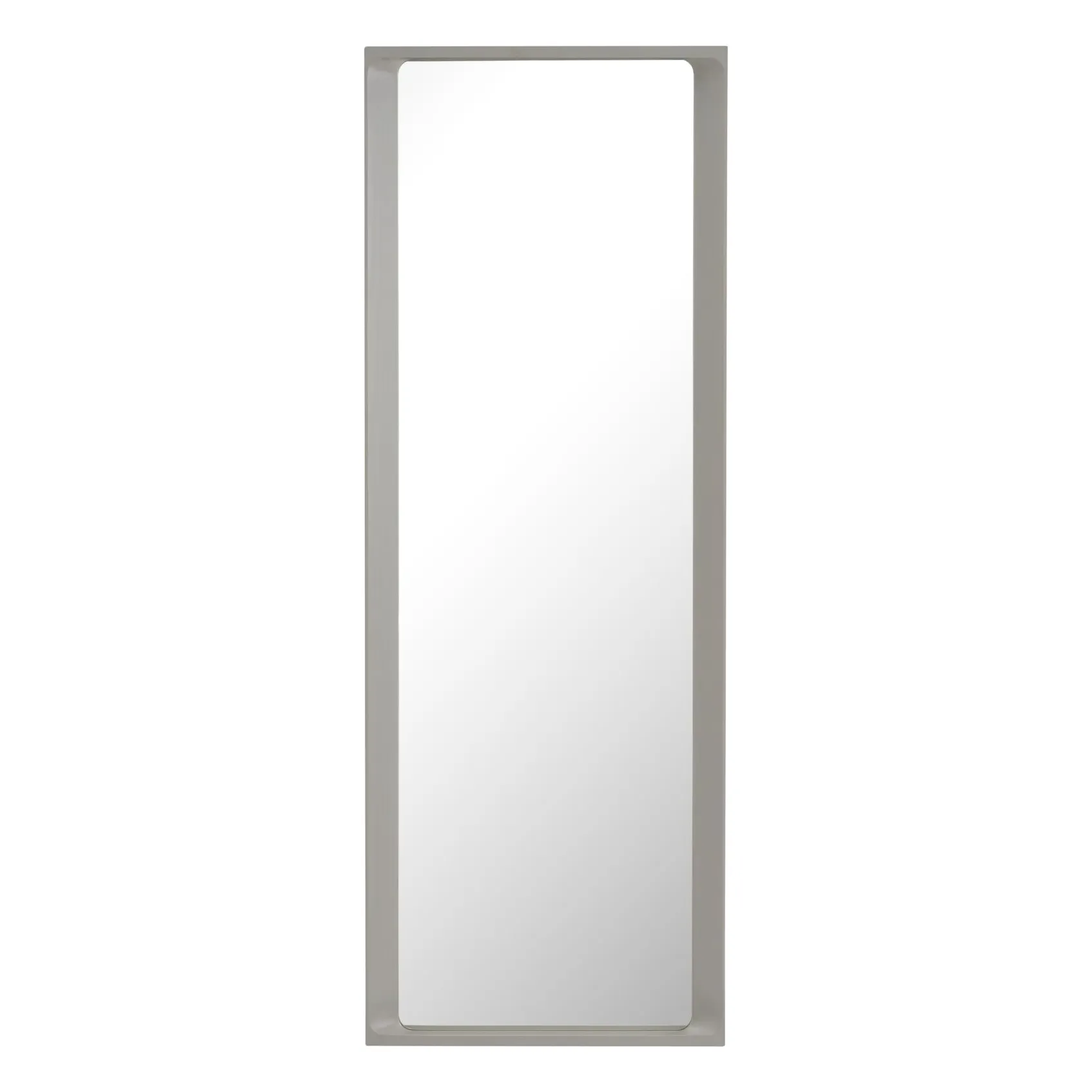Miroir Arced, Rhys Copper | Gris clair- Image produit n°0