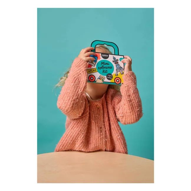 Atlas mini coloring kit