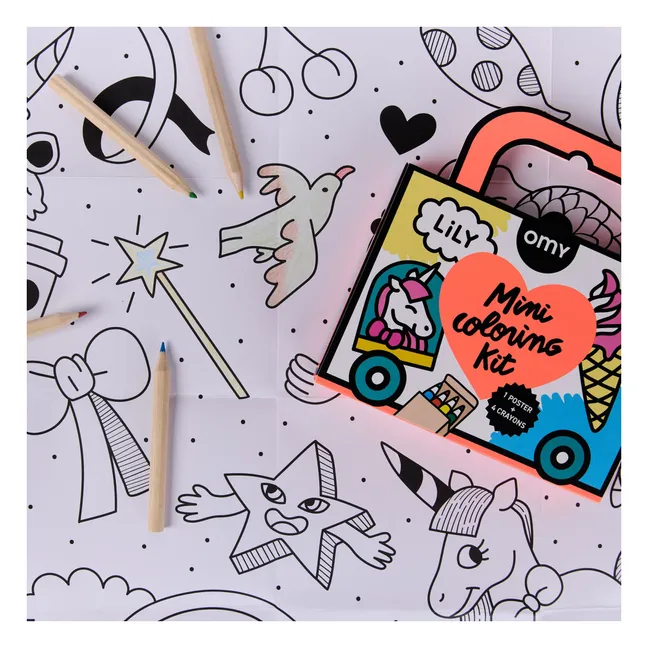 Lily mini coloring set