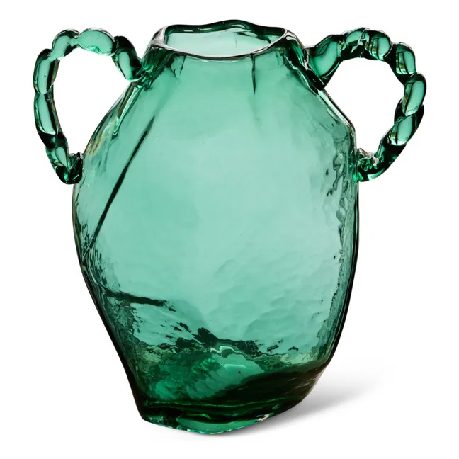 Glass amphora vase, Nienke Sikkema | Green
