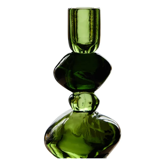 Bougeoir en verre, Nienke Sikkema | Vert