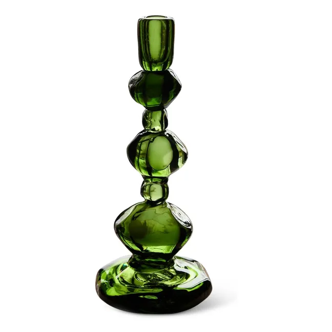 Bougeoir en verre, Nienke Sikkema | Vert