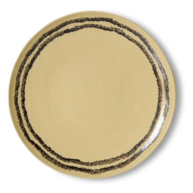Assiettes à dîner en céramique Vanilla - Set de 2 | Vanille