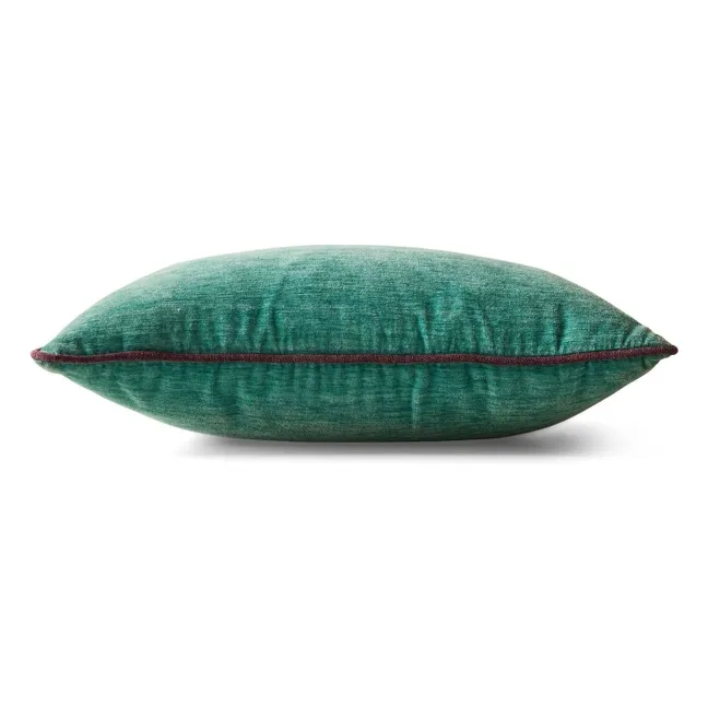 Coussin en velours Deep Sea | Bleu azur