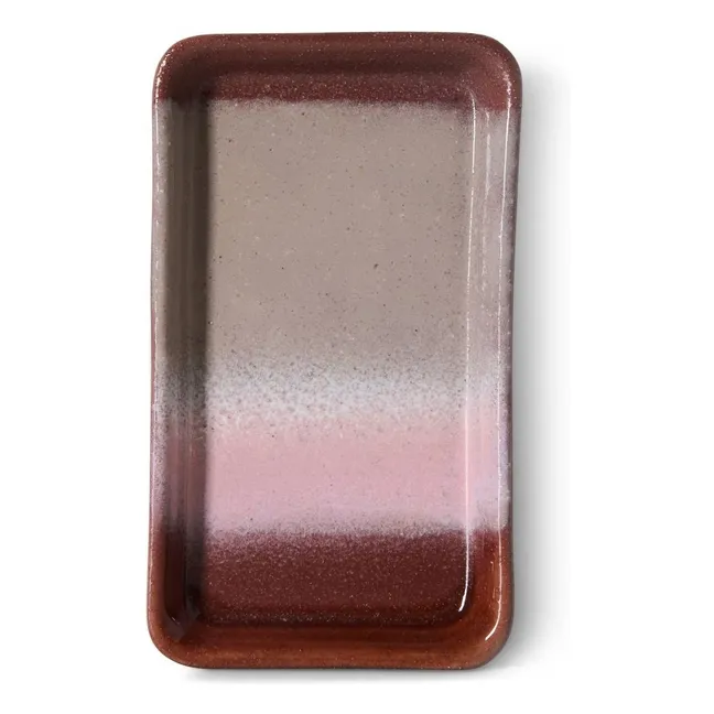 Bloom ceramic serving dish | Pink