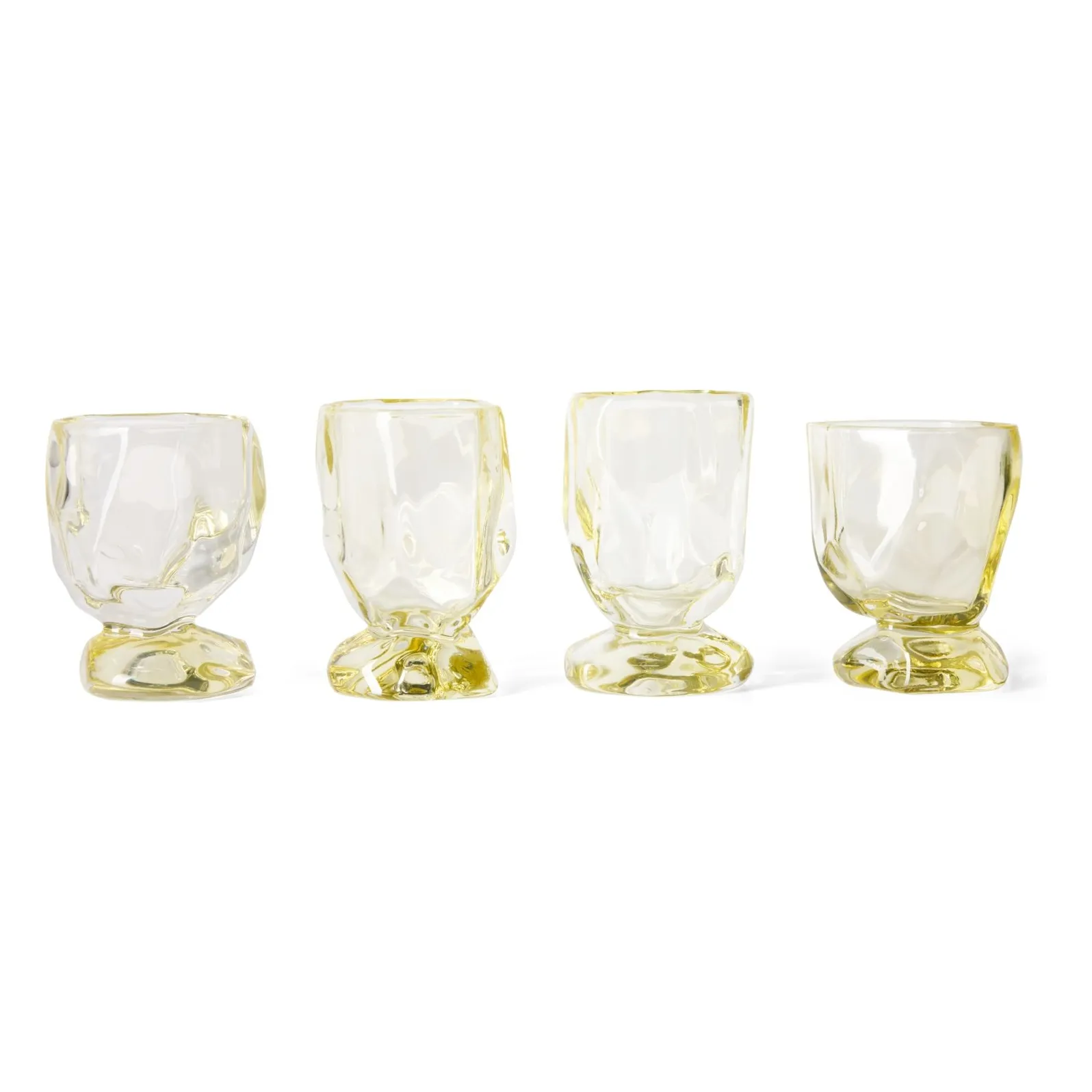 Verres sur pied, Nienke Sikkema | Jaune- Image produit n°1