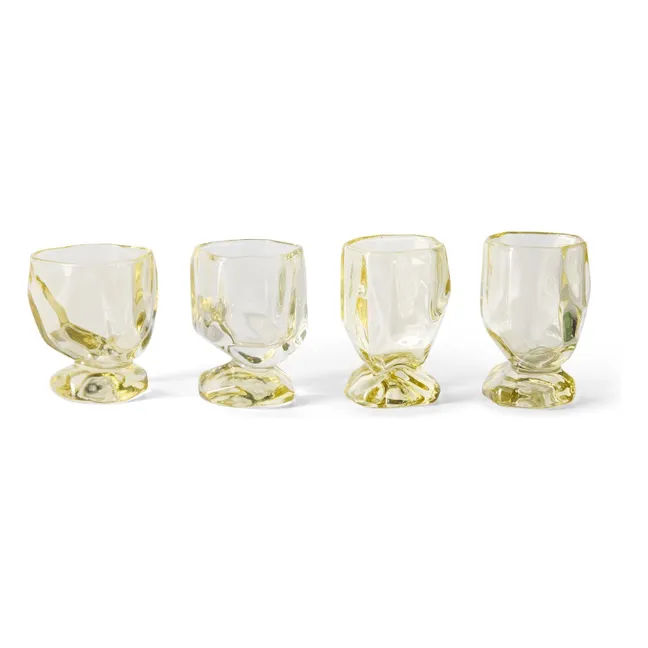 Verres sur pied, Nienke Sikkema | Jaune