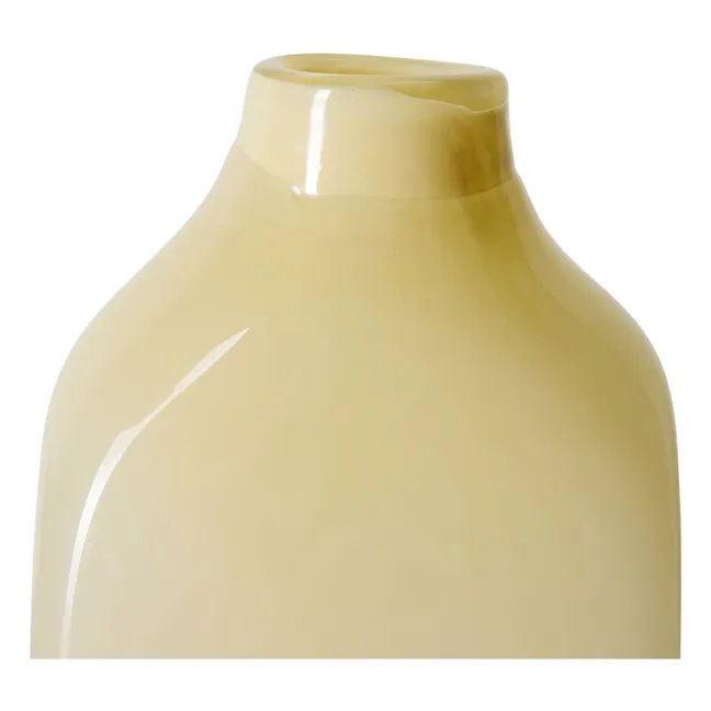 Vase en verre Atelier | Crème
