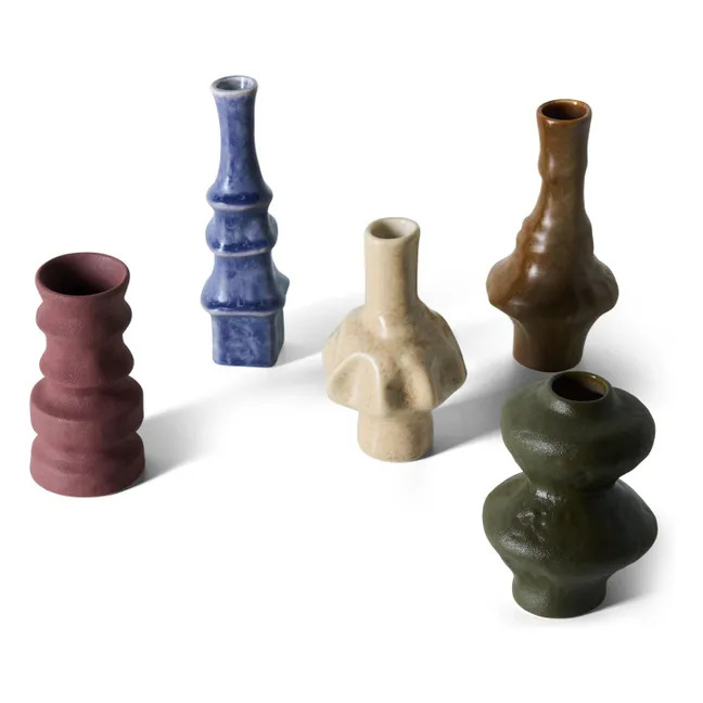 Palette ceramic vases - Set of 5