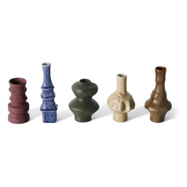 Palette ceramic vases - Set of 5