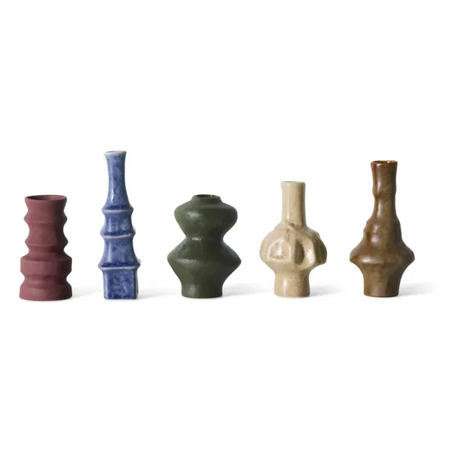 Palette ceramic vases - Set of 5