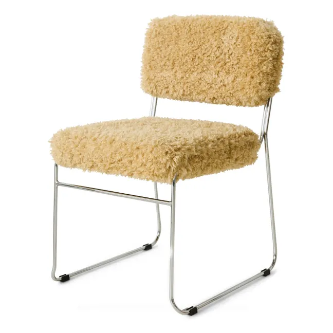 Chaises Endless en bouclette - Set de 2 | Beige