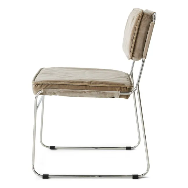 Chaises Endless en velours - Set de 2 | Taupe
