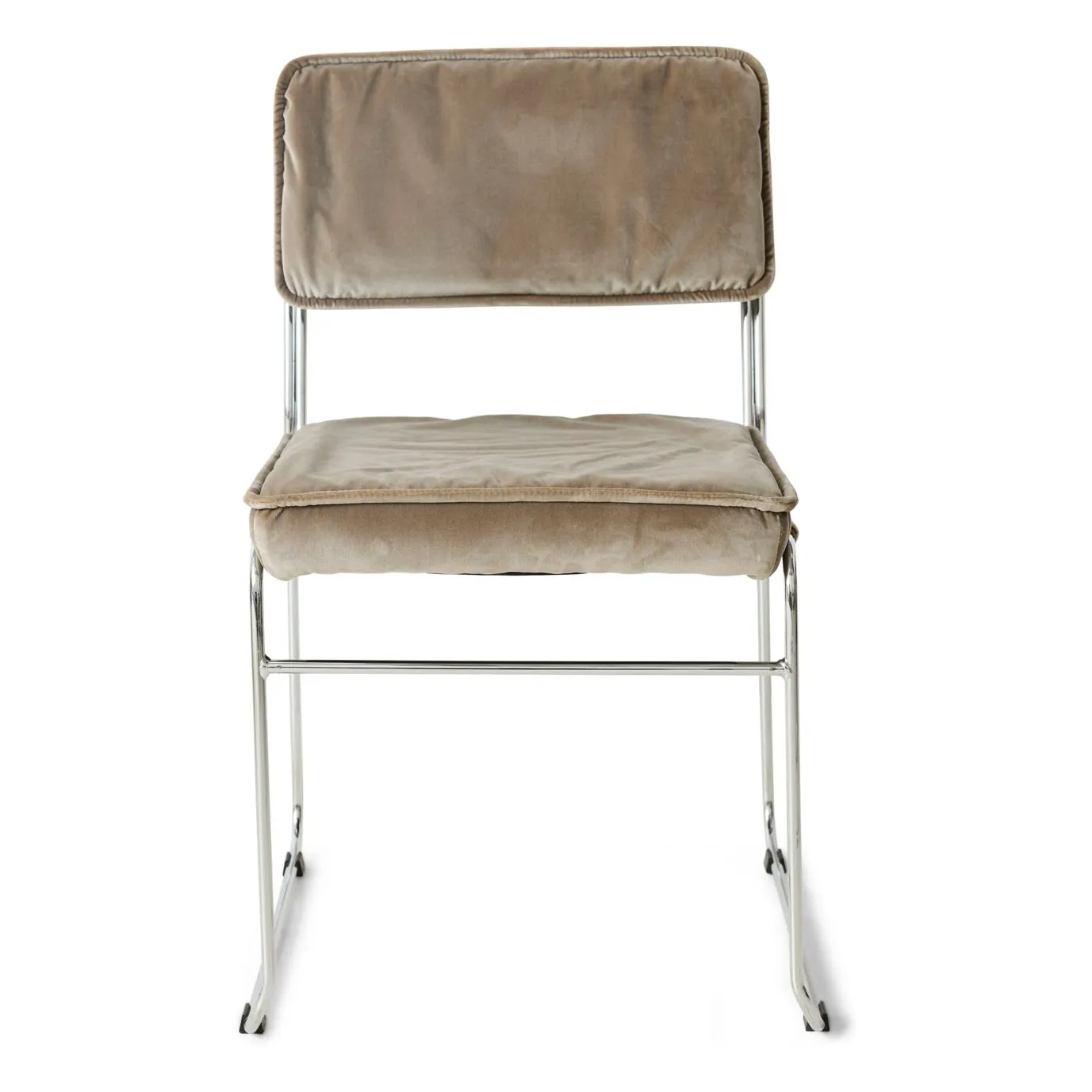 Chaises Endless en velours - Set de 2 | Taupe- Image produit n°1