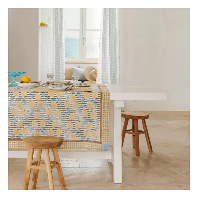 Sicily reversible placemat - Set of 4 | Yellow
