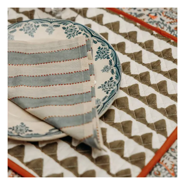 Serviette de table Key West - Set de 8 | Bleu