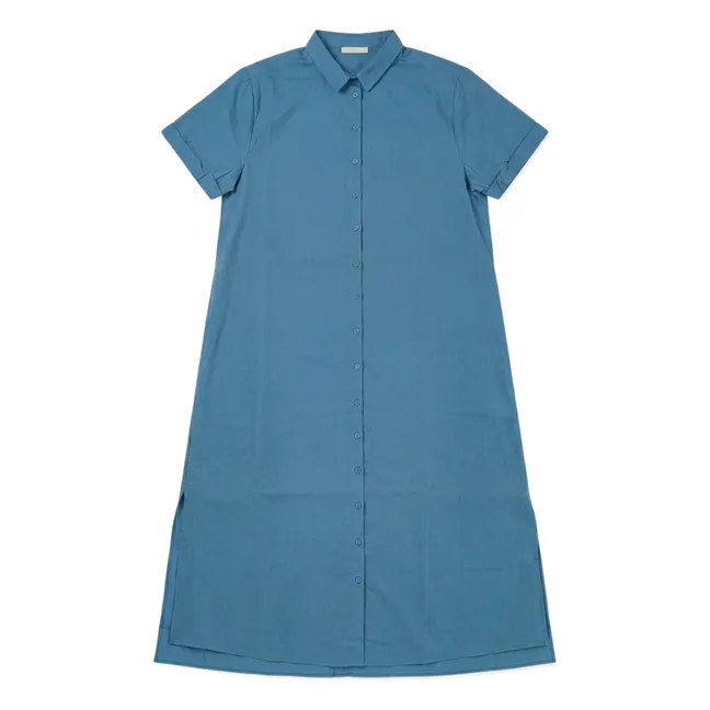 Tampa Cotton Dress | Indigo