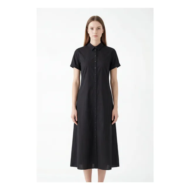 Tampa Cotton Dress | Black