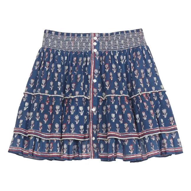 Jupe Ari Coton | Indigo