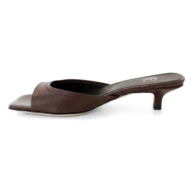 Sandalias Pilar Python | Gris