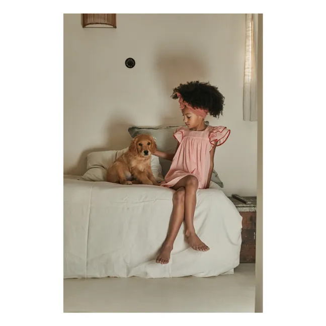 Vestido de volantes | Rosa Pálido