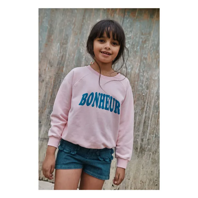 Bonheur Sweat Algodón orgánico | Rosa