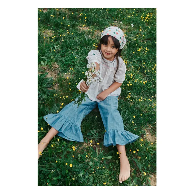 Blusa bordada | Crema