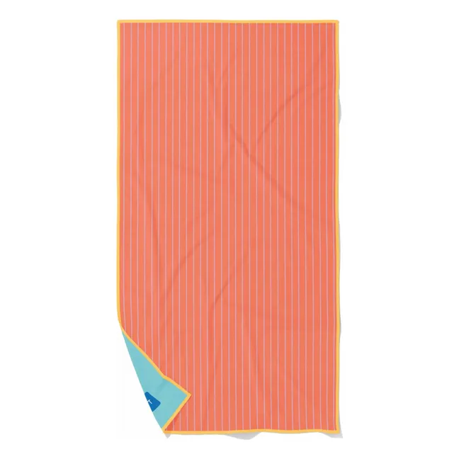 Serviette de plage en microfibre Echelle et Serpent | Bleu