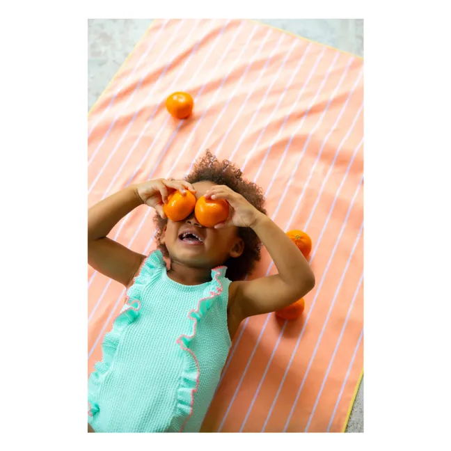 Echelle et Serpent microfiber beach towel | Blue