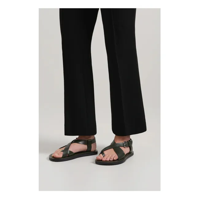 Sandalias Ora | Verde Oscuro