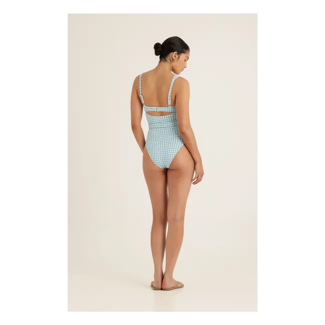 Vichy Forever One-Piece Swimsuit | Blue